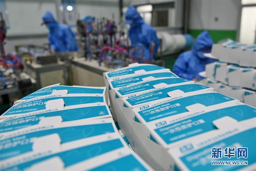 济南:企业开足马力 助力疫情防控